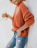 ChicCozy - Rullekrave sweater med høj hals