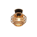Clara – Retro Loftslampe med Prismedesign og Varmt Lys