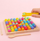 TinyBead - Montessori matchende puslespil i træ med