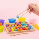 TinyBead - Montessori matchende puslespil i træ med