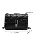 Thalia - Multifunktionel crossbody-taske med kæderem