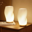 LumeWave - Elegant USB Lampe med Dobbelte Lysskærme