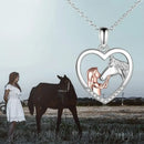 HorseHeart - Halskæde til hesteelskeren med - 1+1 Gratis