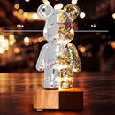 GlowBear - 3D LED bjørnelampe med 7 farver