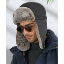 Aiden-hat med lange sideflapper og afrundet krone