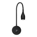 GlowForm - Trådløs væglampe med USB-port og justerbart