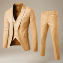 Oliver - 3 delt Langærmet Jakkesæt med Blazer Slim Fit