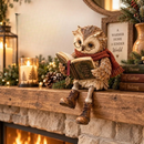 Owlread - Uglefigur med Bog til Indretningsdekoration