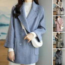 Grace - Elegant dobbeltradet oversized frakke med lange