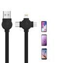 FlexCharge - 3-i-1 USB-opladerkabel