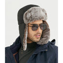 Aiden-hat med lange sideflapper og afrundet krone