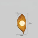 LeafGlow - Bladformet LED-væglampe med varm hyggelig glød