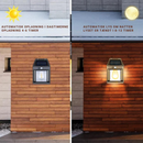 GreenGlow - Solcelle udendørslampe med bevægelsessensor