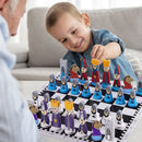 Skakspil for børn fra 3 år farverige, læringsbrikker for