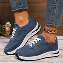 Aria - Casual sneakers med snørebånd og polstret sål
