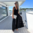Amelia - Ærmeløs Jumpsuit med V-hals