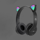 Trådløse Bluetooth-hovedtelefoner med LED-katteører