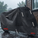 MotoSheltra - Motorcykelovertræk med reflekterende striber og forstærkede låseåbninger