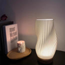 LumeWave - Elegant USB Lampe med Dobbelte Lysskærme