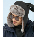 Aiden-hat med lange sideflapper og afrundet krone
