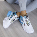 Dagmar - Alsidige ankelhøje sneakers med flad tå og