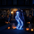 Grimglow - Oplyst Reaper Halloween Dekoration med LED Lanterne