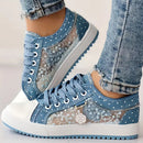 Luna - Dame sneakers med justerbar snørelukning