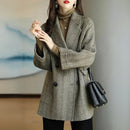 Grace - Elegant dobbeltradet oversized frakke med lange