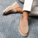 Adrian - Herre loafers Adrian i ruskind