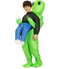 Oppusteligt alienkostume til børn