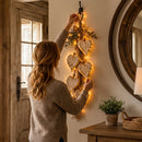 Glowwood - Træhjerte Vægdekoration med LED-belysning