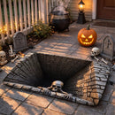 Hallowdepth - 3D Halloween-dørmåtte med optisk illusion