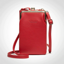 VandreVæv crossbody taske i PU-læder med flere rum