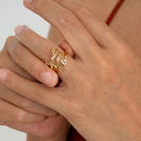 HeartBond - Justerbar ring med specialindgravering af op
