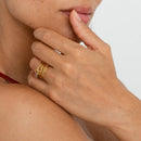 HeartBond - Justerbar ring med specialindgravering af op