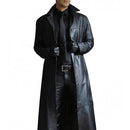 Lang Henry lædertrenchcoat