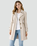 Notchmere - Figursyet trenchcoat med hakrevers