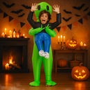 Oppusteligt alienkostume til børn