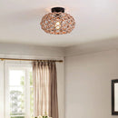 Clara – Retro Loftslampe med Prismedesign og Varmt Lys