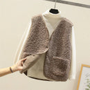 Sophia teddyvest med sherpa fleece