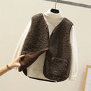 Sophia teddyvest med sherpa fleece