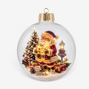 SantaScape - LED Julepynt med Miniature Julelandskab