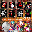 Yuleturn - Juleprojektionslys med 360° roterende design