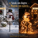 Yulesnow - Solcelle Snemand Have Lys med Kaskadeeffekt