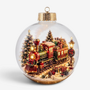 SantaScape - LED Julepynt med Miniature Julelandskab