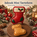 Yulemold - Mini kageform med 9 festlige designs