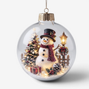 SantaScape - LED Julepynt med Miniature Julelandskab