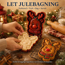 Yulemold - Mini kageform med 9 festlige designs