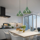 Moderne geometrisk loftslampe med dæmpbar LED