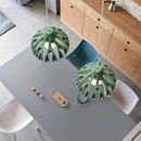 Moderne geometrisk loftslampe med dæmpbar LED